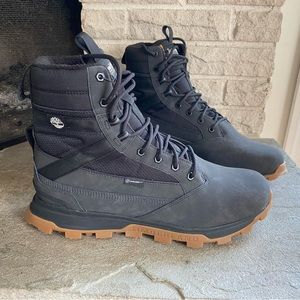 Timberland Treeline Waterproof Tall Boot Black Nubuck men’s size 12 US
